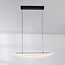 Design hanglamp Flectra met 3-staps dimbare LEDs en rasterpatroon - zwart