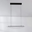 Design hanglamp Flectra met 3-staps dimbare LEDs en rasterpatroon - zwart