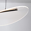 Design hanglamp Flectra met 3-staps dimbare LEDs en rasterpatroon - zwart