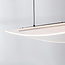 Design hanglamp Flectra met 3-staps dimbare LEDs en rasterpatroon - zwart
