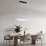 Lampe suspendue design à 3 niveaux de gradation Flectra avec motif marbre - noir