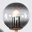 Design hanglamp Sette met glazen bollen van rookglas