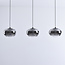 Hanglamp Vive met rookglas en 3-staps dimbare LEDs