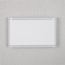 Applique murale extérieure plate 12W Demi - blanche
