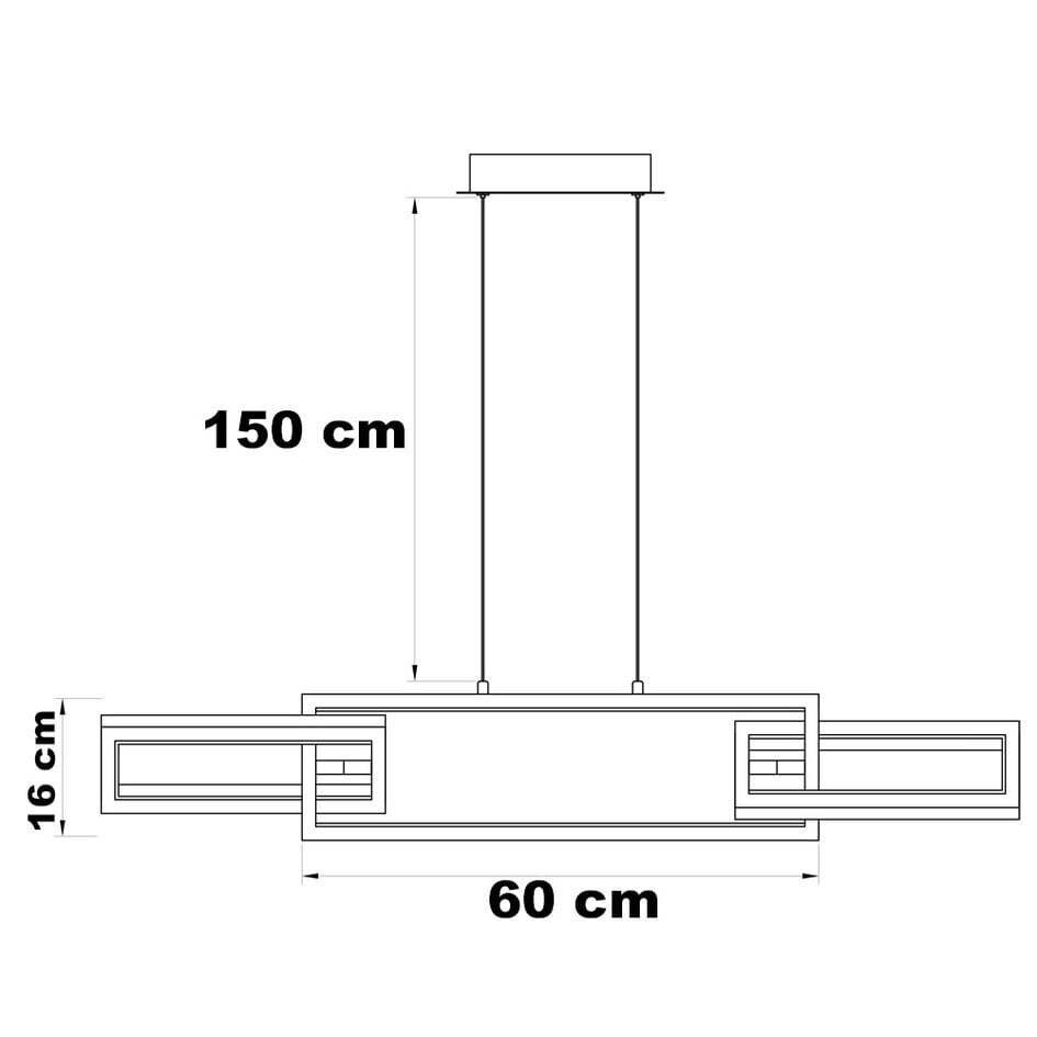 Suspension moderne Aya - dimmable à 3 niveaux