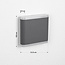 Platte buiten wandlamp 6W Arianna - grijs