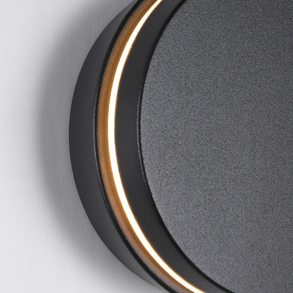 Design wandlamp Muriel uitschuifbaar - zwart