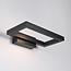 Applique murale extérieure design Isa - noir mat avec LED intégrée