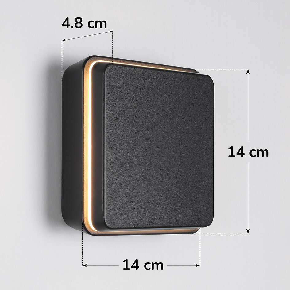 Design wandlamp Will uitschuifbaar - zwart