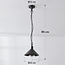 Buitenhanglamp Jette - zwart