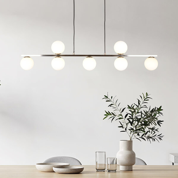 Lampe suspendue de luxe avec verre blanc laiteux - Syv