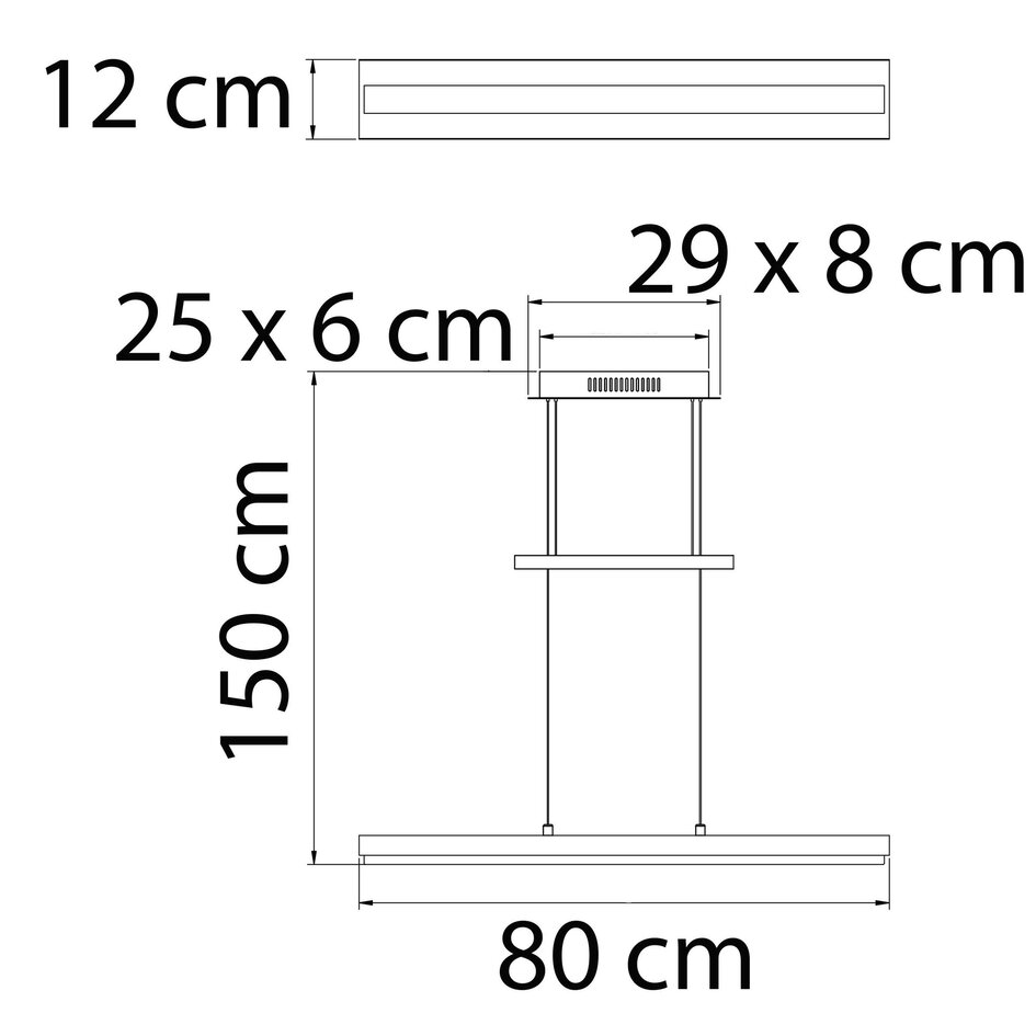 Moderne hanglamp incl. LEDs 3-staps dimbaar - Austin