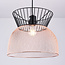 Moderne hanglamp Netti in zwart met koper