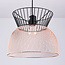 Moderne hanglamp Netti in zwart met koper
