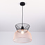 Lampe suspendue moderne noire avec cuivre - Netti