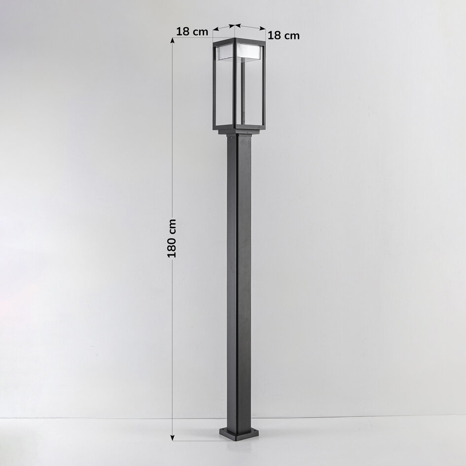 Staande buitenlamp, 180 cm - Charles