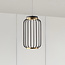 Suspension Puri avec LED intégrée - noir et doré