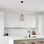 Hanglamp Puri met geïntegreerde LED - zwart en goud