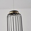 Hanglamp Puri met geïntegreerde LED - zwart en goud