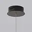 Suspension Puri avec LED intégrée - noir et doré