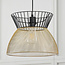 Moderne hanglamp zwart met goud - Netti