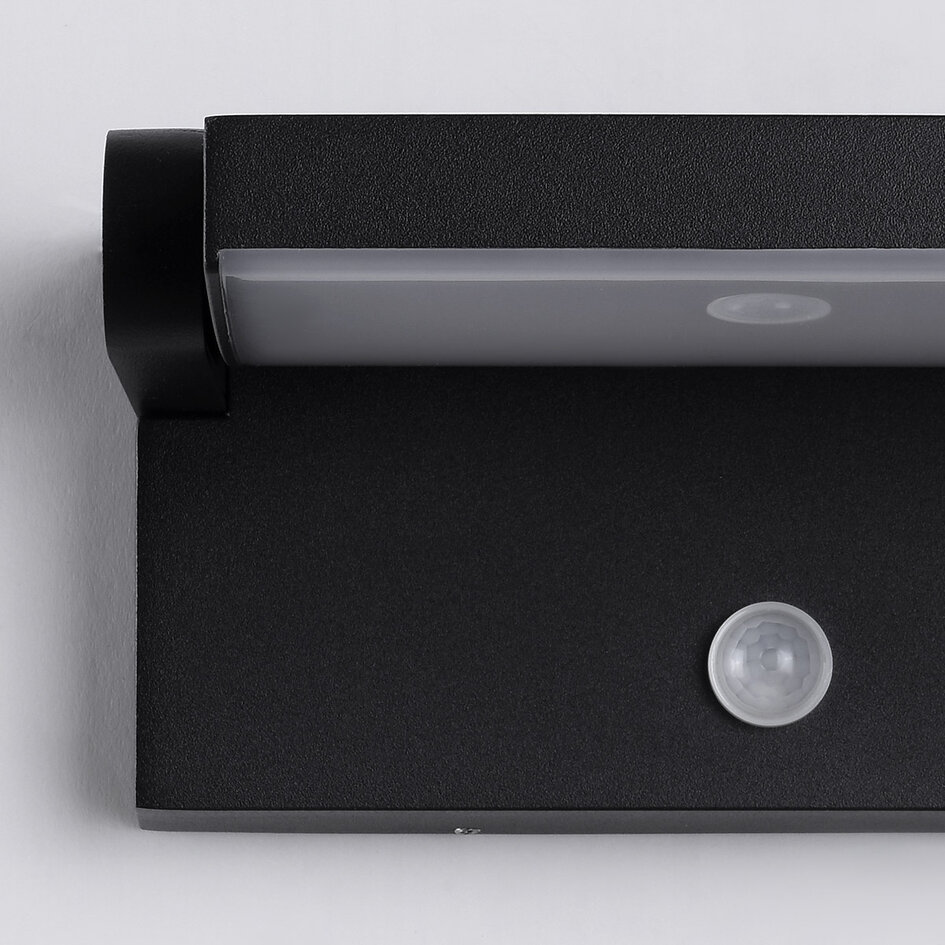 Applique murale réglable Berlin avec capteur - noir