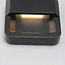 Applique murale extérieure carrée Nico - anthracite avec LED intégrée