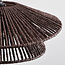 Lampe suspendue en corde tressée à la main brune - Osaka