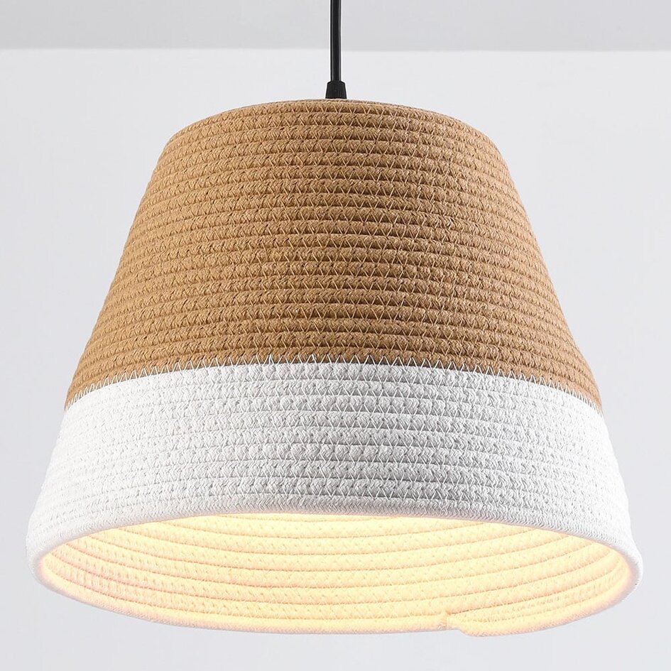 Suspension Hikari avec abat-jour en coton