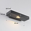 Compacte solar wandlamp met sensor Nero