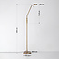 Vloerlamp Lumina brons met geïntegreerde LEDs en aanpasbare kleurtemperatuur