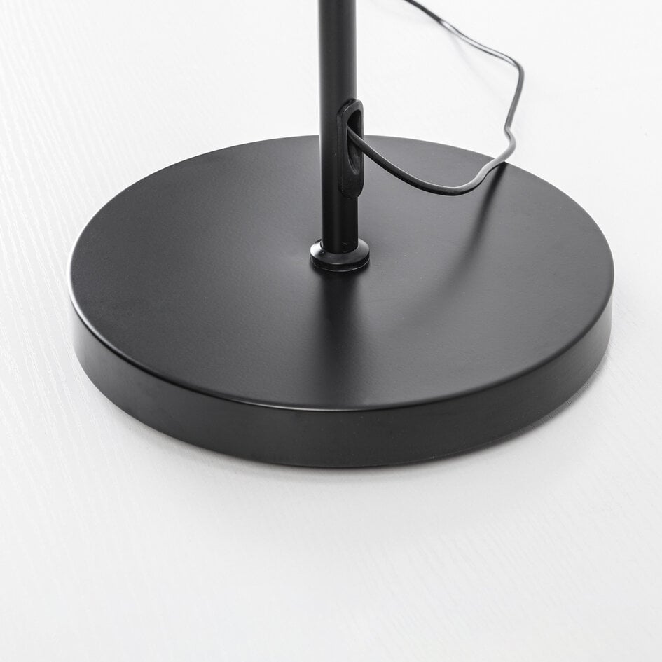 Vloerlamp Lumina in zwart met geïntegreerde LEDs