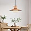 Lampe suspendue de style japonais Zenith avec tissu naturel