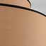 Lampe suspendue de style japonais Zohra avec tissu naturel