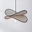 Suspension Sapca - lin beige et accents noirs
