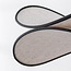 Design hanglamp Sapca, beige linnen met zwarte accenten