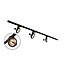 Kit rail monophasé de 1,5 mètre et spots Skaly, noir