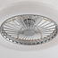 Ventilateur de plafond connecté Mira avec application Tuya Smart et RGB - blanc chaud