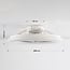 Ventilateur de plafond connecté Mira avec application Tuya Smart et RGB - blanc chaud