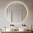 Miroir de salle de bain avec éclairage Reflecta Ø100 cm - LEDs dimmables avec capteur tactile, couleurs réglables et miroir chauffant