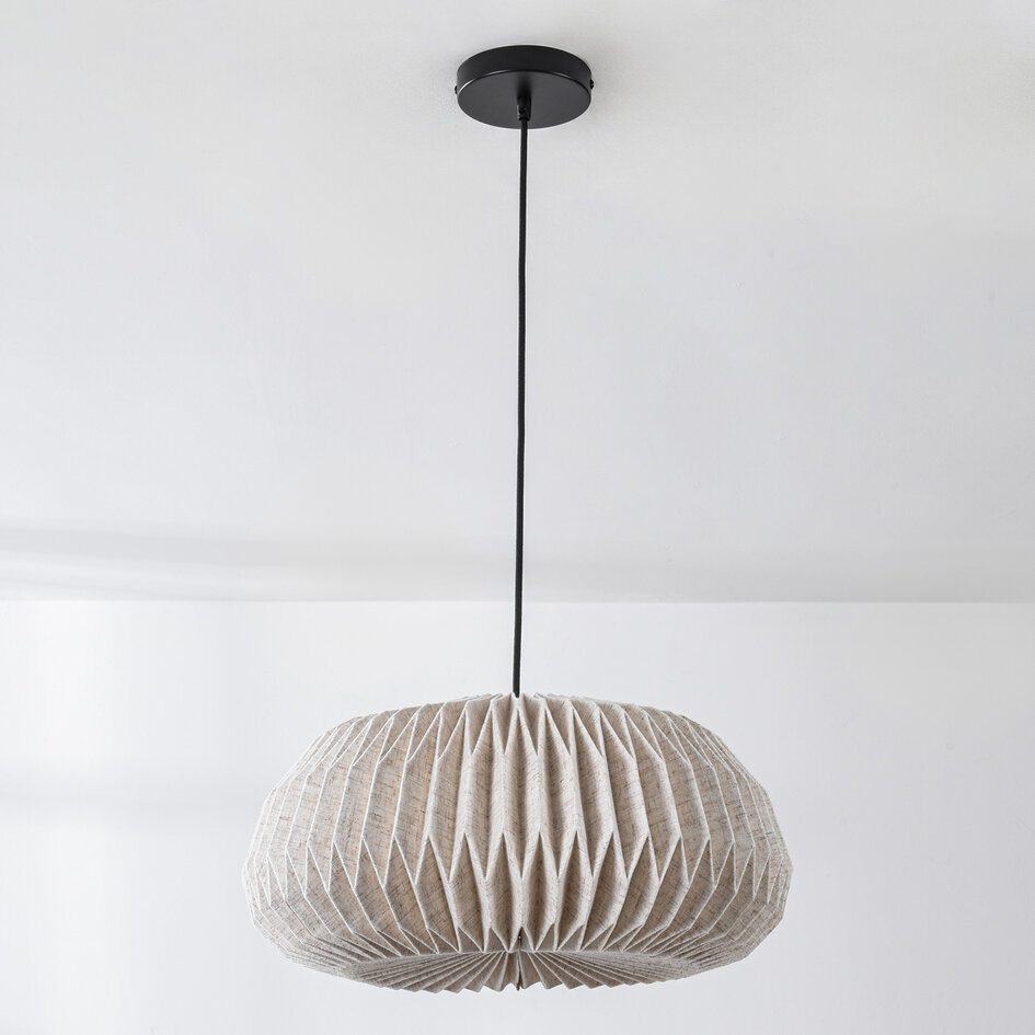 Hanglamp Linte - beige linnen