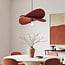 Suspension moderne rouge, 1 lumière - Linha
