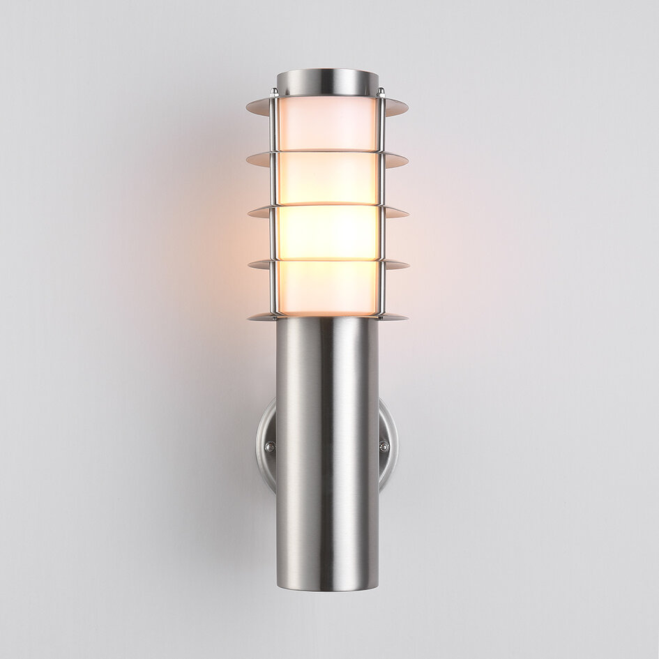 Moderne RVS buitenwandlamp Marco