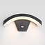 Design buitenwandlamp Vic met sensor - zwart met geïntegreerde LED