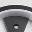 Design buitenwandlamp Vic met sensor - zwart met geïntegreerde LED
