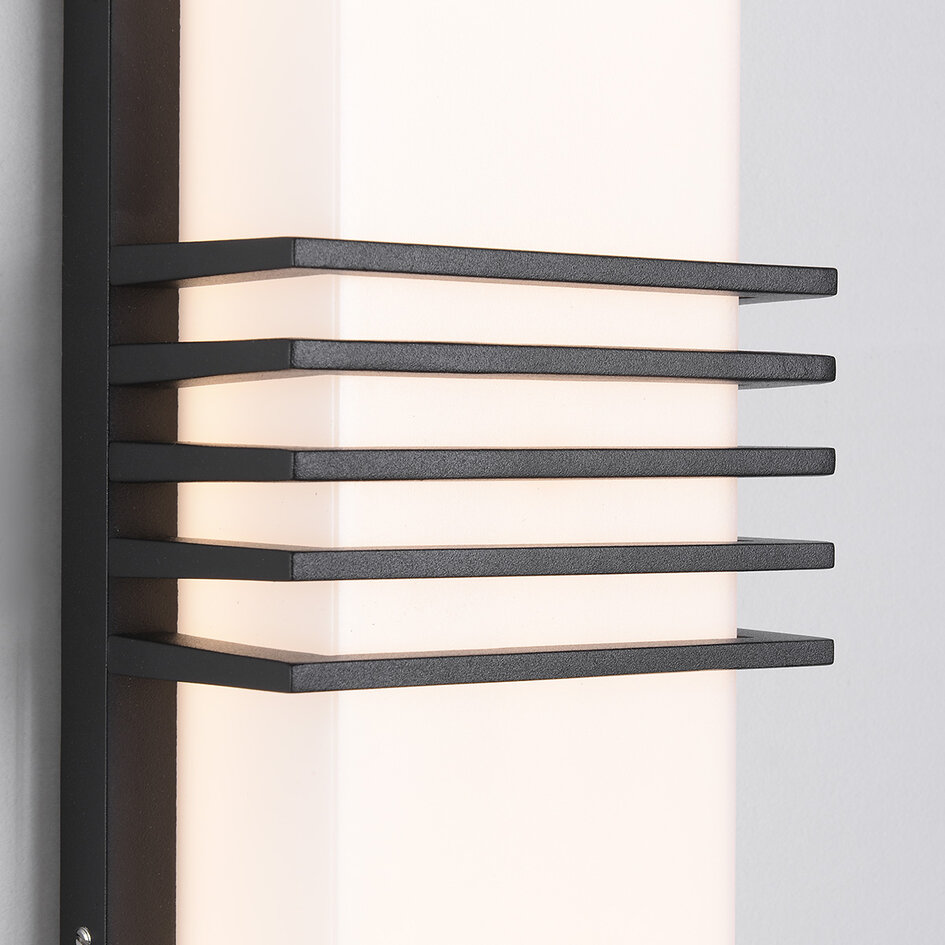 Buitenwandlamp Jean - zwart met geïntegreerde LED