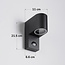 Moderne wandlamp buiten met sensor - Kurt