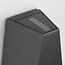 Design zwarte wandlamp Quinn - 2-lichts