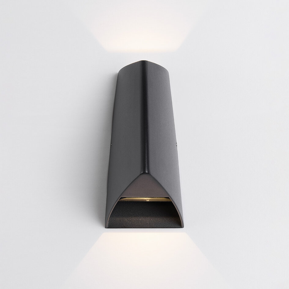 Design muurlamp buiten Romy- 2-lichts