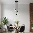 Lampe suspendue moderne à 3 lumières Illumine - noir
